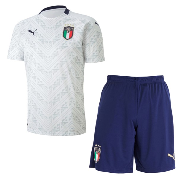 Camiseta Italia Segunda equipación Niños 2020 Blanco